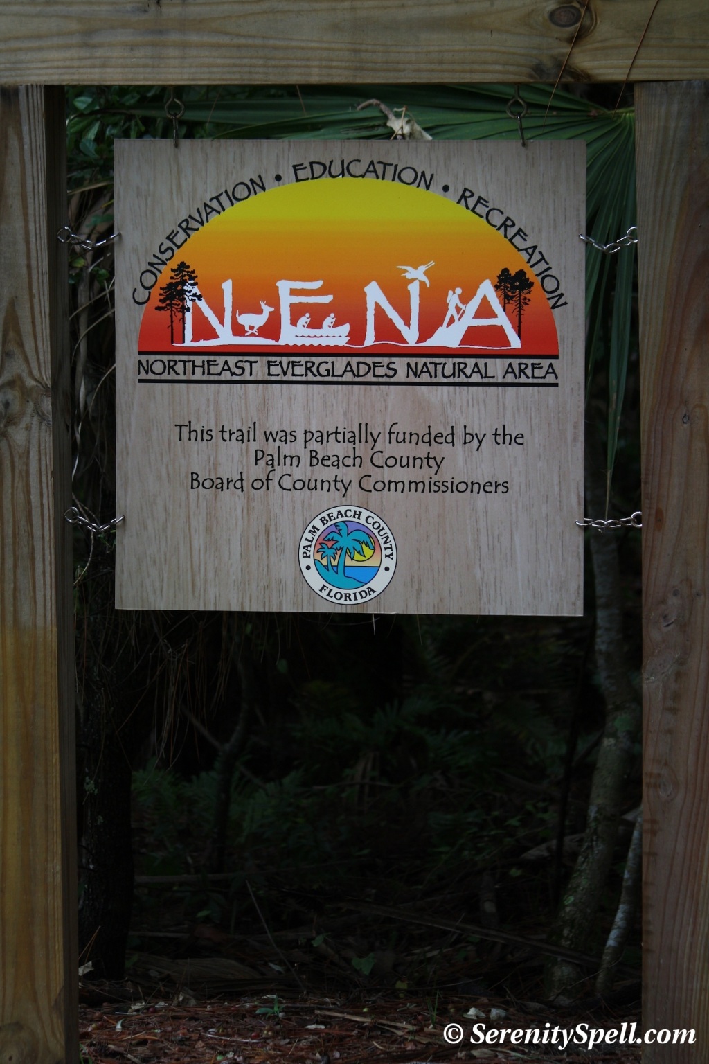 NENA Signage, Hog Hammock Trail, Grassy Waters Preserve, Florida